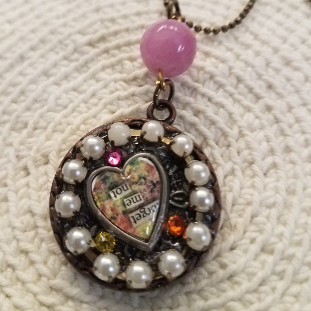 Collage Necklace